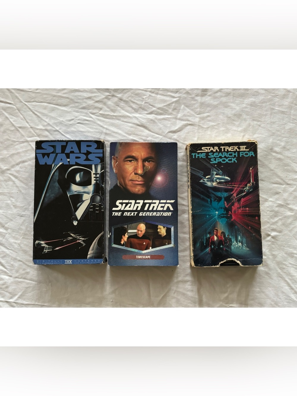 VHS Tapes- Lot Of Three Various Star Trek And Star Wars Films